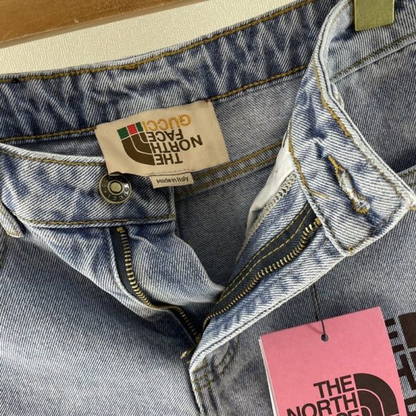 《大人気》 ノースフェイス x グッチ スーパーコピー デニムショートパンツ - 画像 (7)