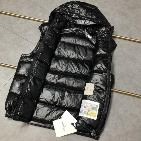 超希少！ モンクレール フード付 ダウンベスト偽物 ダウンベスト SGSEEH173 - 画像 (5)