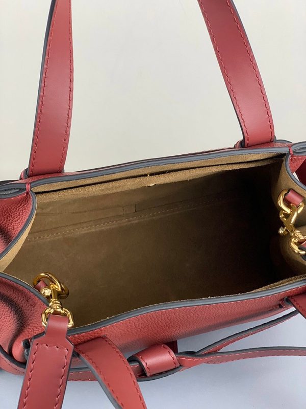 21-22AW ☆新作☆ ロエベ ショルダーバッグ  偽物 ゲート トップハンドル ミニ loq82400 - 画像 (7)