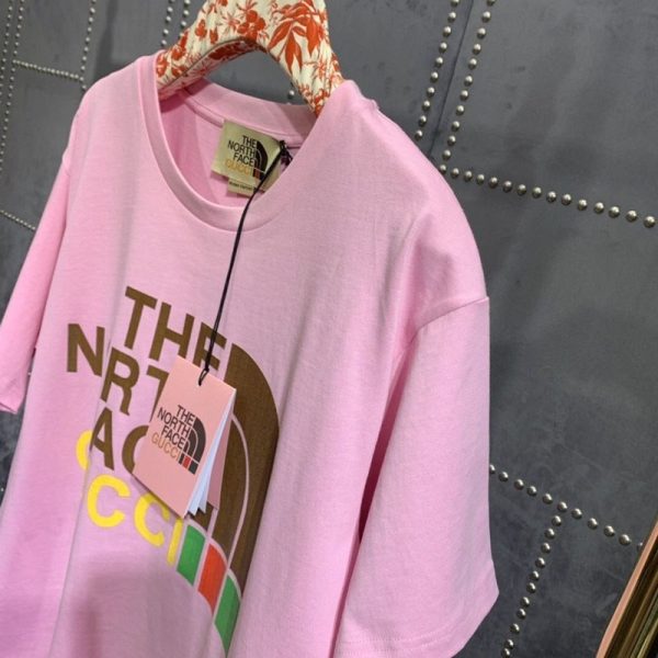 送料込 グッチ×ノースフェイス コラボ★スペシャルロゴTシャツ コピー Nos37786 - 画像 (4)