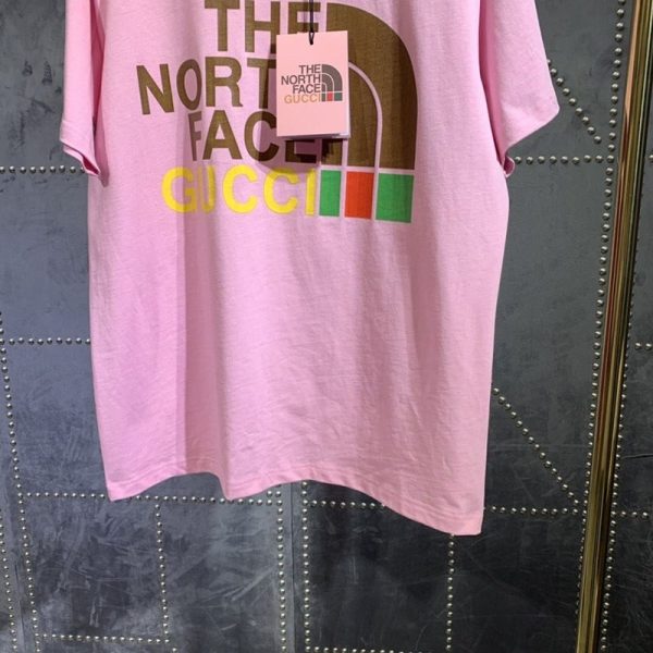 送料込 グッチ×ノースフェイス コラボ★スペシャルロゴTシャツ コピー Nos37786 - 画像 (6)