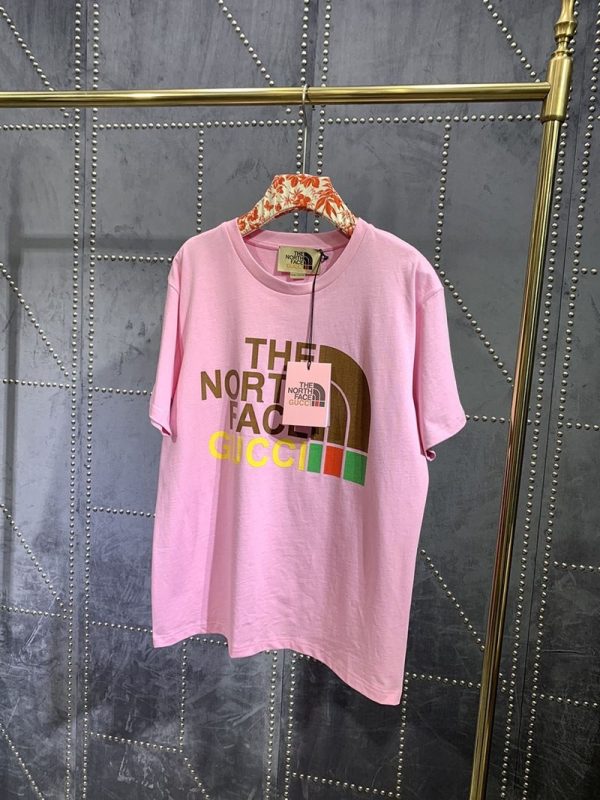 送料込 グッチ×ノースフェイス コラボ★スペシャルロゴTシャツ コピー Nos37786 - 画像 (8)