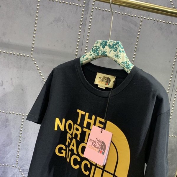 大人気！グッチ×ノースフェイス コラボ★スペシャルロゴTシャツ スーパーコピー Nom09810 - 画像 (4)