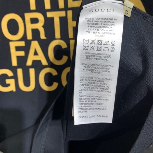 大人気！グッチ×ノースフェイス コラボ★スペシャルロゴTシャツ スーパーコピー Nom09810 - 画像 (7)