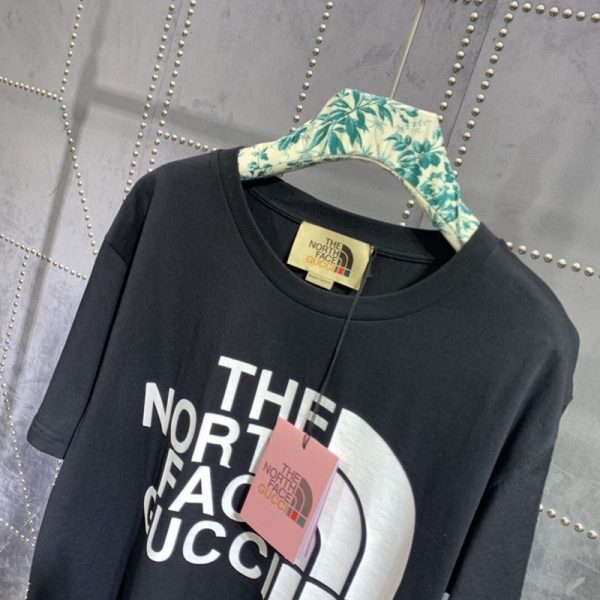 秋冬新作 グッチ×ノースフェイス 偽物 コラボ★スペシャルロゴTシャツ Noa63076 - 画像 (4)
