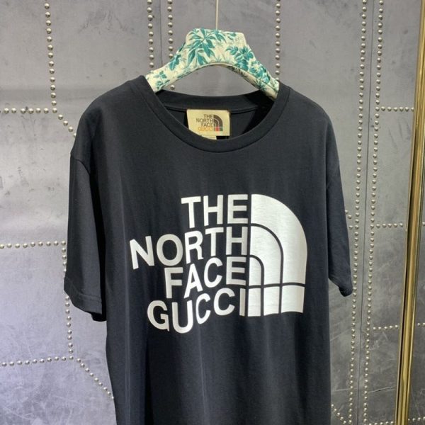 秋冬新作 グッチ×ノースフェイス 偽物 コラボ★スペシャルロゴTシャツ Noa63076 - 画像 (5)