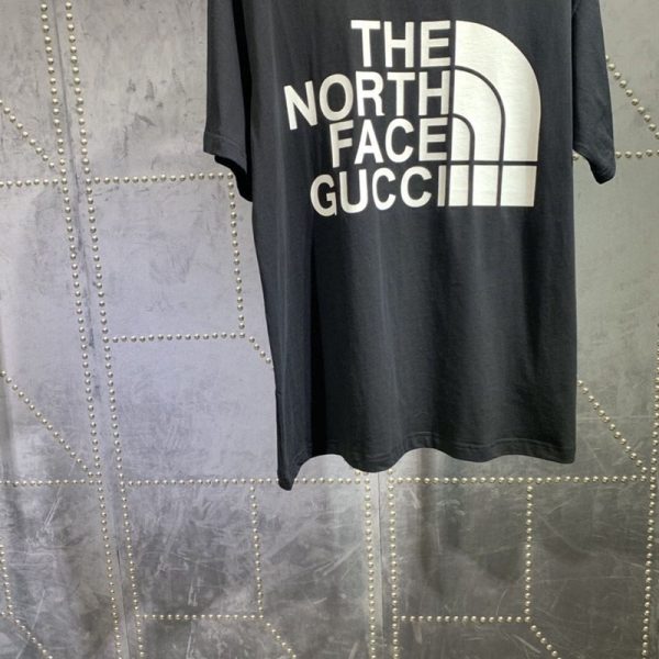 秋冬新作 グッチ×ノースフェイス 偽物 コラボ★スペシャルロゴTシャツ Noa63076 - 画像 (6)