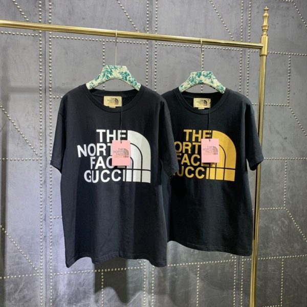秋冬新作 グッチ×ノースフェイス 偽物 コラボ★スペシャルロゴTシャツ Noa63076 - 画像 (8)