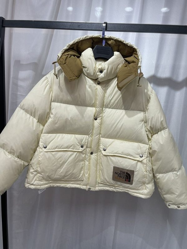 送料込 グッチ ノースフェイス コピー ナイロンダウン Nox42122 - 画像 (2)