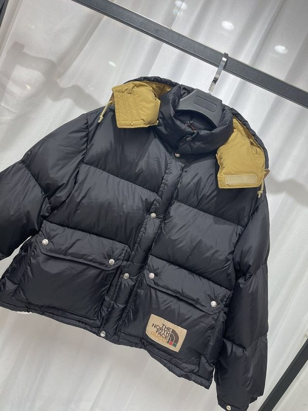 大人気！グッチ ノースフェイス ナイロンダウン偽物 Nob31309 - 画像 (2)