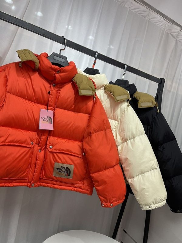大人気！グッチ ノースフェイス ナイロンダウン偽物 Nob31309 - 画像 (8)