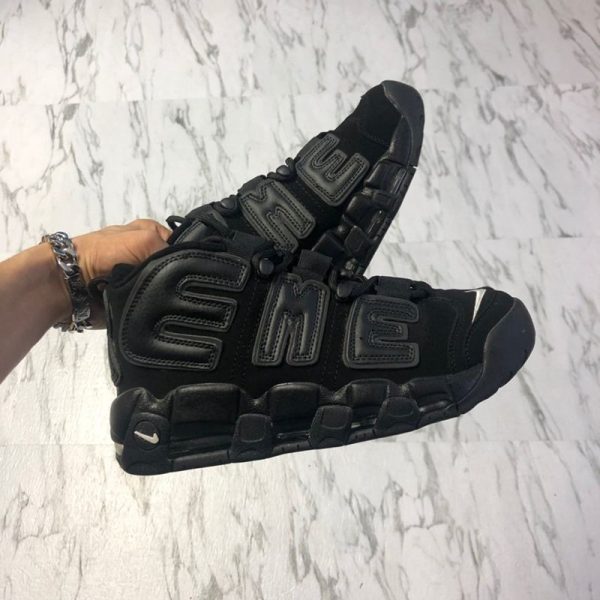 可愛いシュプリーム ナイキ モア アップ テンポ 偽物 ブラック 902290001 - 画像 (6)