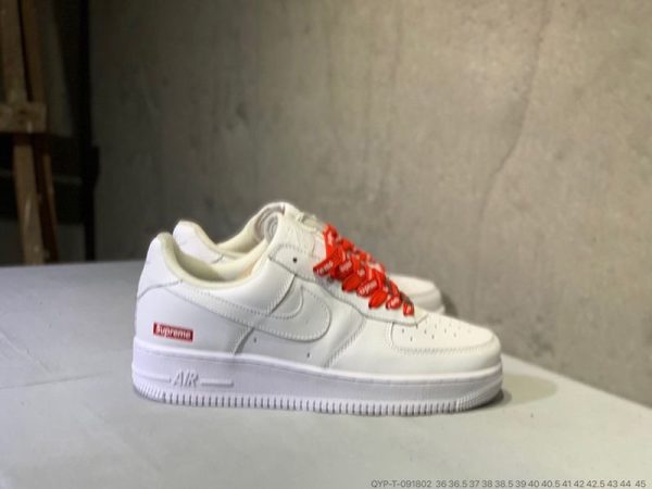 ★cu9225-100 偽物★ナイキ シュプリーム エアフォース1 偽物ロー "ホワイト" - 画像 (2)