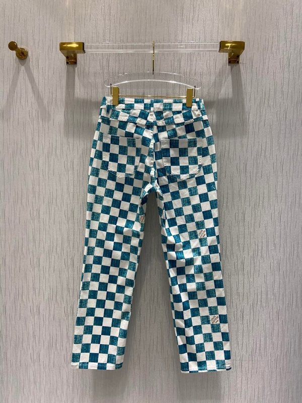 《大人気》21AW☆​ルイヴィトン デニムパンツ 偽物☆ダミエ レギュラー 1A9A1L - 画像 (5)