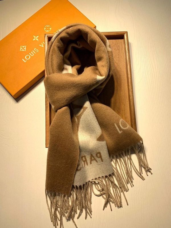 ルイヴィトン エシャルプ・モノグラムコピーN級品 ストライプス マフラー vuj25134 - 画像 (8)