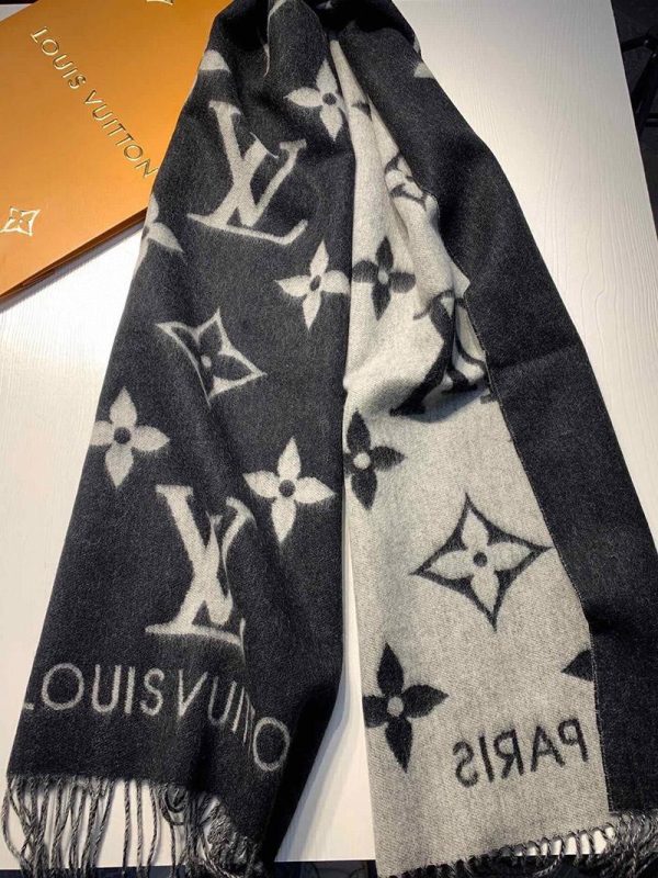 素敵な【ルイヴィトン】エシャルプ・モノグラム ストライプス マフラー vuj31729 - 画像 (6)