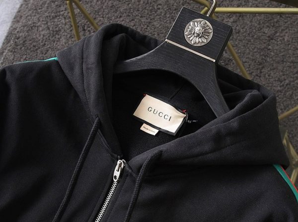 暖かい服装グッチ×ノースフェイス コピー コラボロゴジップアップフーディNoy33057 - 画像 (5)