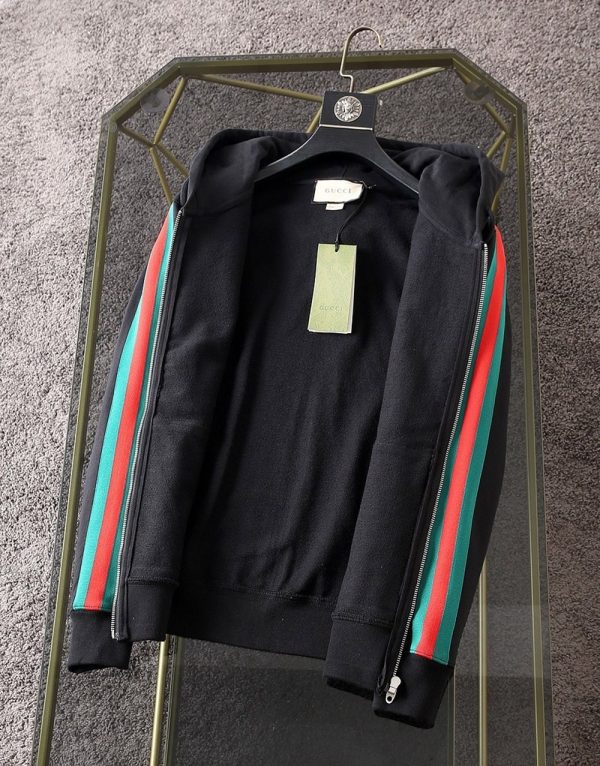暖かい服装グッチ×ノースフェイス コピー コラボロゴジップアップフーディNoy33057 - 画像 (9)