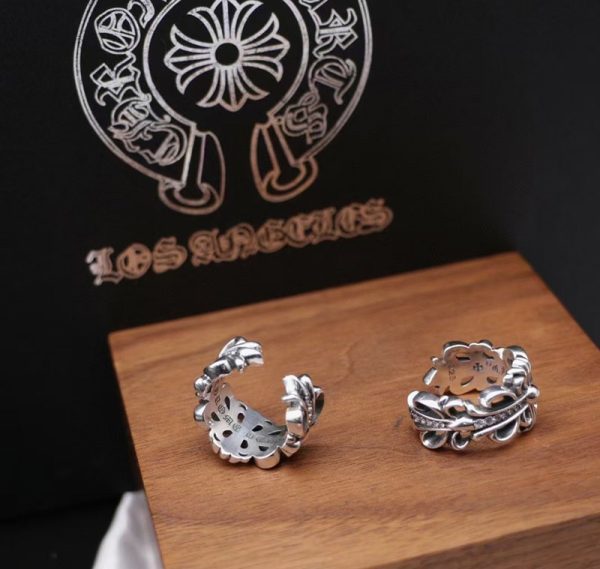 【即発】クロムハーツ フローラルクロス リング CH 偽物 Kuz43997 - 画像 (2)