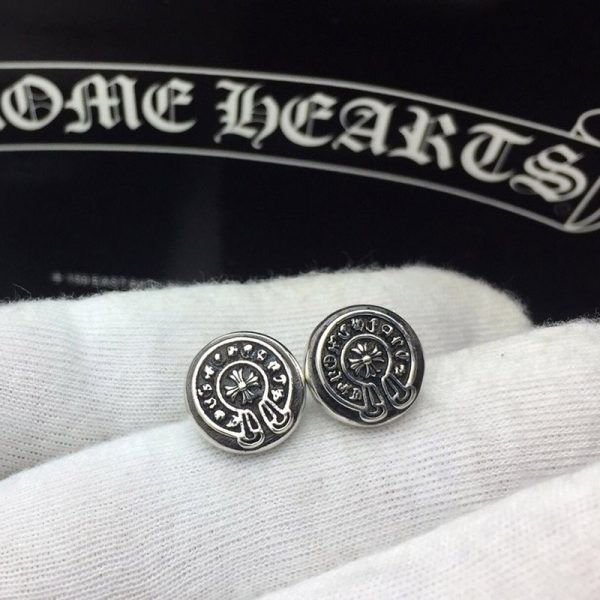 【日本未発売】【クロムハーツ ピアス 偽物】CH プラス クロスボール ピアス シルバー Kur15444 - 画像 (6)