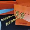 エルメス ファランドール 偽物 18K ローズゴールドピアス 3色 H219592B00 - 画像 (3)