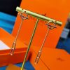 エルメス ファランドール 偽物 18K ローズゴールドピアス 3色 H219592B00 - 画像 (6)