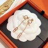 エルメス ファランドール 偽物 18K ローズゴールドピアス 3色 H219592B00 - 画像 (9)