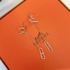 エルメス ファランドール 偽物 18K ローズゴールドピアス 3色 H219592B00 - 画像 (10)