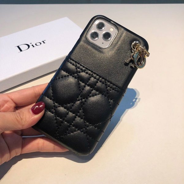春もの新作 ディオール チャーム＆カードスロット付き iPhoneケースコピー dei87919 - 画像 (3)