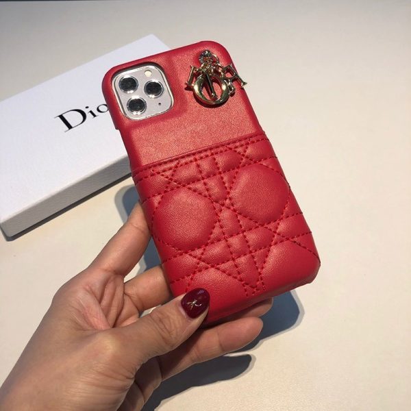 春もの新作 ディオール チャーム＆カードスロット付き iPhoneケースコピー dei87919 - 画像 (6)
