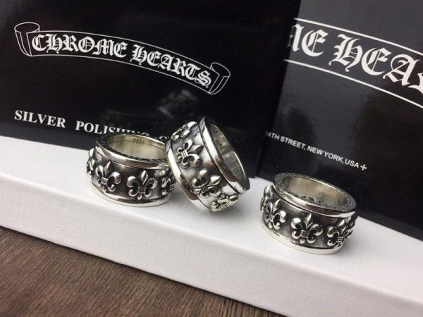 高品質♪♪♪クロムハーツ BSフレア偽物 指輪  CHクロス Kuu89780 - 画像 (6)