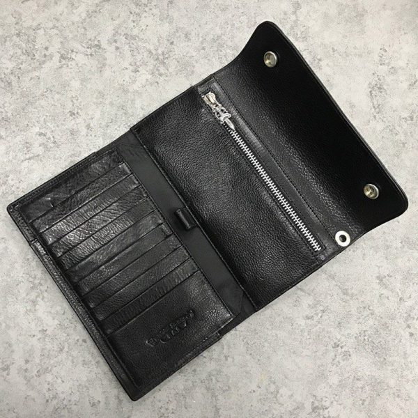春もの新作 クロムハーツ 財布 コピーウェーブ クロスボタン フラップ Kuq62041 - 画像 (7)