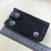 稀少 十クロムハーツ十【クロスボールボタン 偽物】◆レザーキーケース･BLK Kur85182 - 画像 (4)