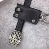 稀少 十クロムハーツ十【クロスボールボタン 偽物】◆レザーキーケース･BLK Kur85182 - 画像 (9)