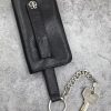 稀少 十クロムハーツ十【クロスボールボタン 偽物】◆レザーキーケース･BLK Kur85182 - 画像 (7)