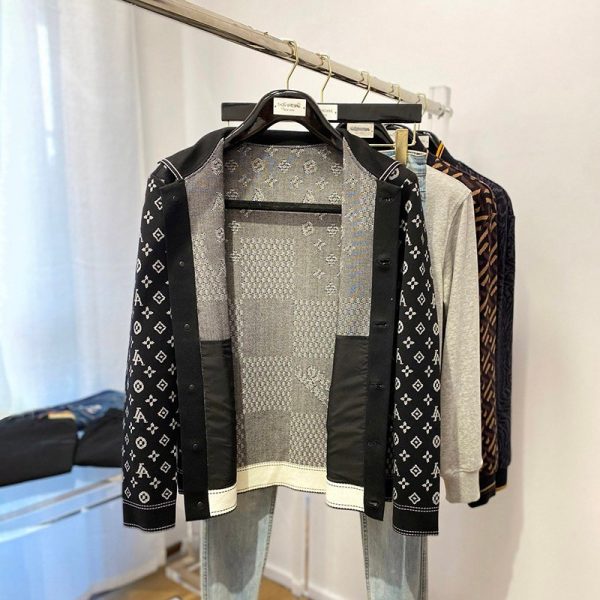 限定希少​ルイヴィトン デニムジャケット 偽物 NIGO×LV モノグラム ブラック 1A88WR - 画像 (5)