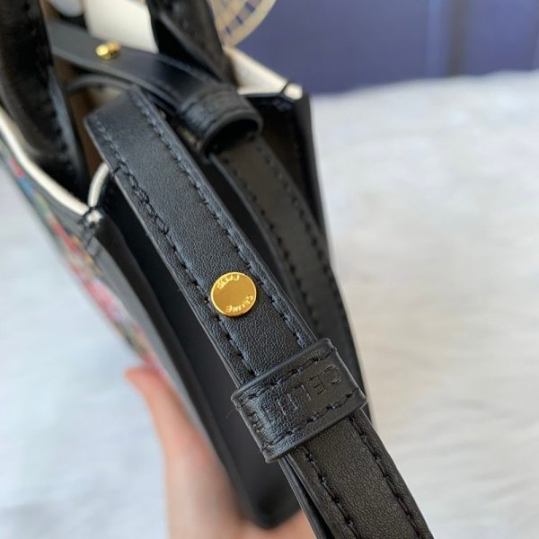 関税負担なしセリーヌ トートバッグ 偽物 ミニ バーティカル カバ キャンバス Cek60839 - 画像 (7)