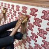 【即発】【セリーヌ トートバッグ 偽物】トリオンフの刺繍テキスタイル ハンドバッグ 194342CS838NO - 画像 (4)