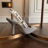 稀少ジャディオール スリングバックパンプス コピー★ヒール9.5cm グレー テクニカルファブリック dee63835 - 画像 (3)