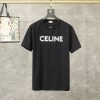 セリーヌ “セリーヌ”スタッズロゴプリント Tシャツ コピー 2X687501F