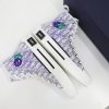 ★関税/送料込★ディオール B23 偽物 ハイトップスニーカー★ホワイト&パープル オブリーク キャンバス 3SH118ZKY_H065 - 画像 (6)