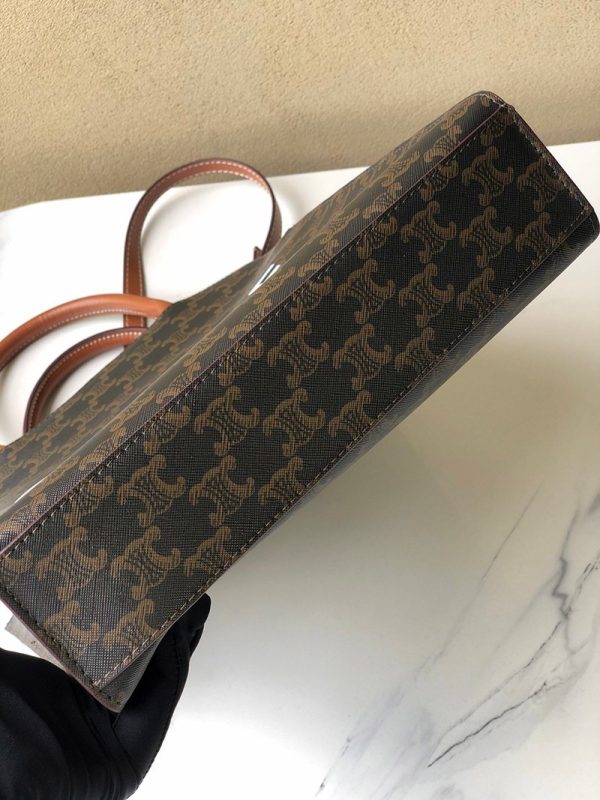 【即発】★セリーヌ トートバッグ 偽物★トリオンフ キャンバス TAN 191542BZK04LU - 画像 (6)