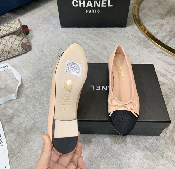 人気 シャネル♪上品バイカラーバレリーナ コピー shi88029 - 画像 (7)