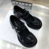 可愛いメゾン マルジェラ メリージェーン パンプス コピー ポリッシュドレザー Mab38231 - 画像 (2)