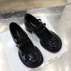 可愛いメゾン マルジェラ メリージェーン パンプス コピー ポリッシュドレザー Mab38231 - 画像 (3)