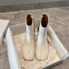【日本未発売】マルジェラ 足袋ブーツ 偽物 タビ アンクルブーツ カーフスキンレザー ヒール高3.5cm Mar48642 - 画像 (3)