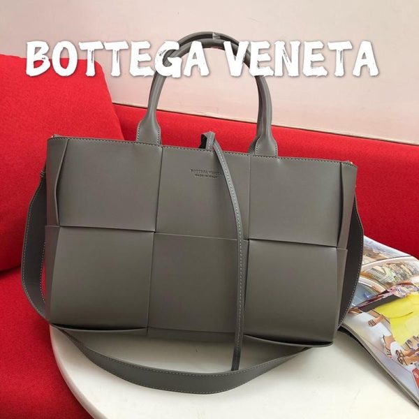【日本未発売】ボッテガヴェネタ ザアルコ トート 偽物 スレートグレイ boh01527 - 画像 (2)