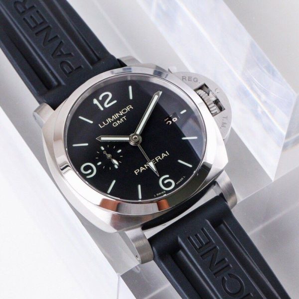 人気パネライ コピー ルミノール1950 3デイズ GMTパワーリザーブ PAM00320 - 画像 (4)