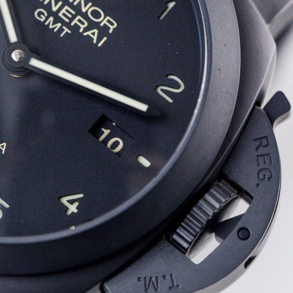 世界中で大人気♪パネライ ルミノール1950 3デイズ GMT トゥットネロ コピー PAM00438 - 画像 (6)