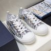 21AW新作ディオール x アレックスフォックストン 偽物 B23 ロートップスニーカー★マルチカラー オブリーク キャンバス det92894 - 画像 (2)